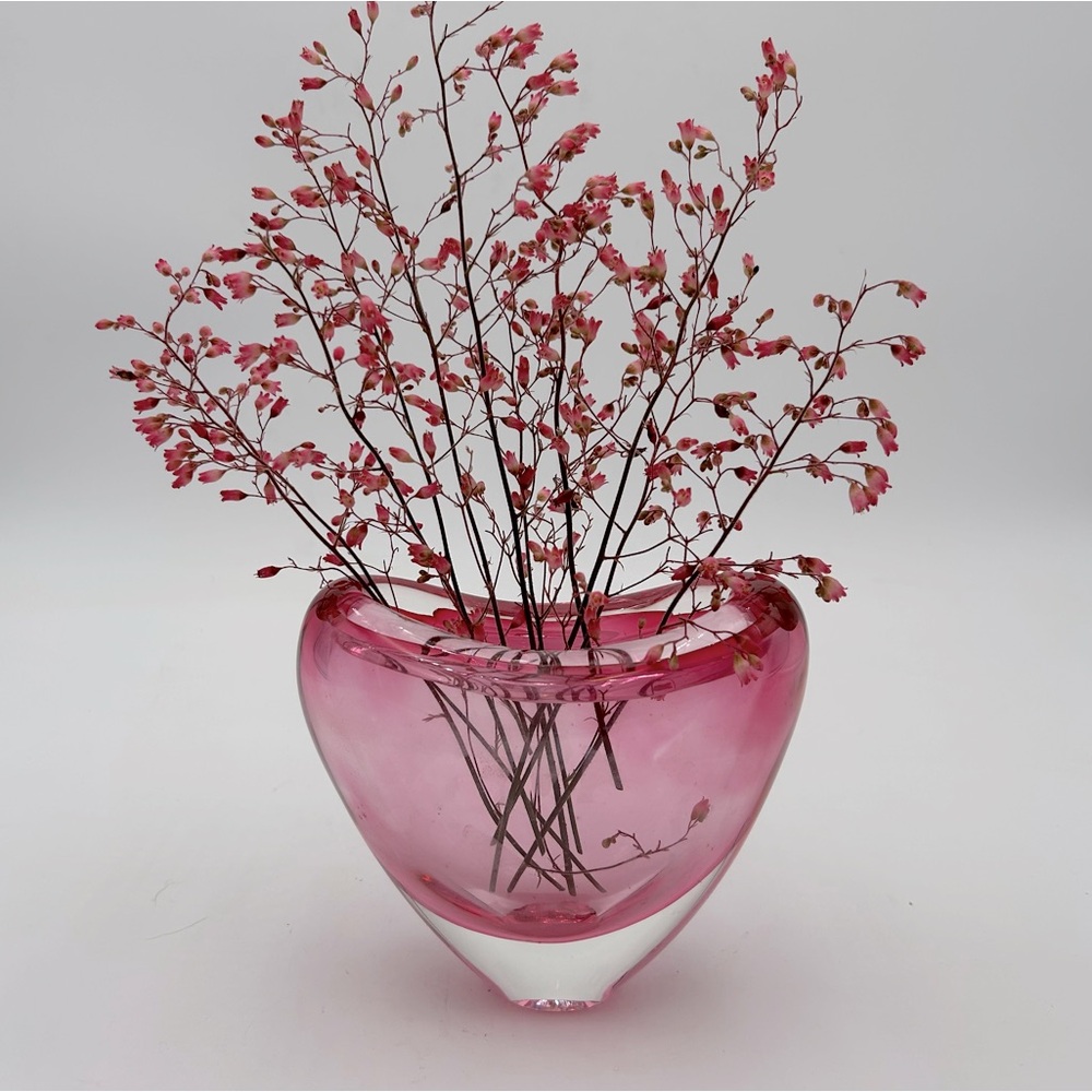 Art Glass Somerso Heart Vase